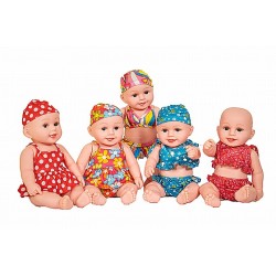 دمى مطاطية فاتح داكن