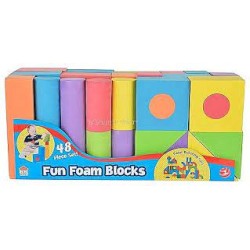 مكعبات اسفنج حجم كبير عدد 48 قطعة مكعبات اسفنج حجم كبير عدد 48 قطعة