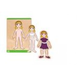 ألغاز بناء أجزاء الجسم (بنات) / 3 طبقات