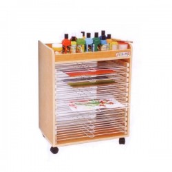 خزانة رفوف رسم