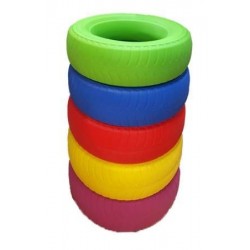 طقم عجلات ملونة