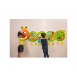 لوحة جداریة متعددة الوظائف شكل دودة لوحة جداریة متعددة الوظائف شكل دودة