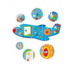 لوحة جداریة متعددة الوظائف شكل طائرة  لوحة جداریة متعددة الوظائف شكل طائرة