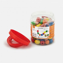 خرز خشبي ملون